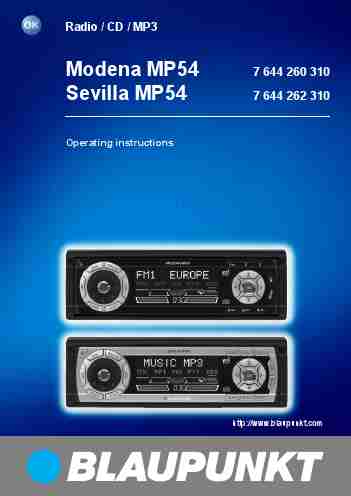 Blaupunkt Car Stereo System 7 644 260 310-page_pdf